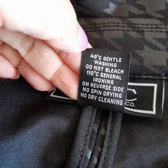 LAST CHANCE-NYC Single Button PLAID Houndstooth Career Jacket sz: XL - Picture 7 of 7